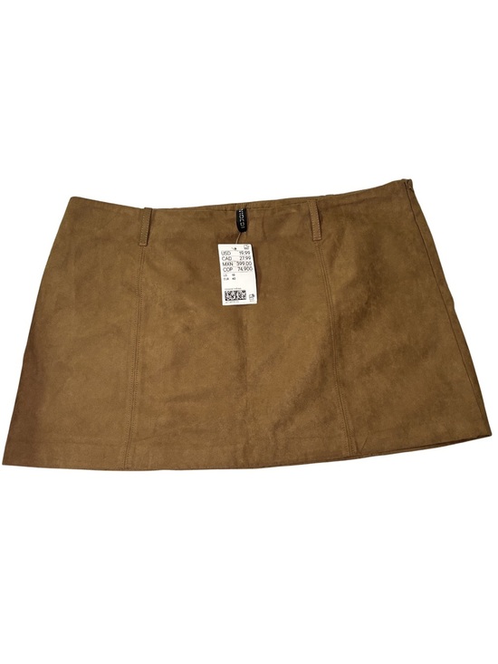 H&M Dresses & Skirts - H&M Suede-Style Mini Skirt in Camel Brown